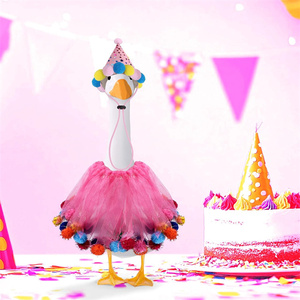 عيد ميلاد الشرفة أوزة الزي لطيف قبعة مخروطية وشاش تنورة زي للحديقة في الهواء الطلق ساحة الديكور - Product Image 5