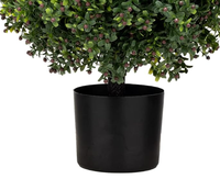 Plante artificielle avec boule topiaire de fruits bruns Bonsaï Petit arbre Plantes artificielles pour la décoration intérieure et extérieure de la maison
