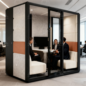 Casa Pequeña Removible, Cabina Insonorizada, Oficina Privada, Cabina de Trabajo Personalizada, Cabina Telefónica, Casa Contenedor de 20 pies/40 pies - Product Image 5