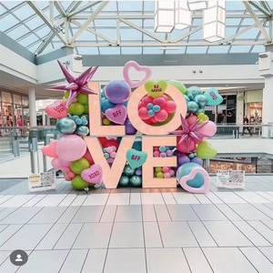 Chúc mừng sinh nhật LED marquee Neon bảng hiệu có thể hoán đổi cho nhau chữ cái hình chữ nhật cuộc sống về đêm glorifier trình bày hiển thị VIP treo - Product Image 3