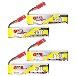 Batería LiPo GNB GAONENG 1S 3.8V HV 530mah 90C con Cable JST para Aviones RC FPV, Drones sin Escobillas, Mini Micro Whoops, PowerWhoop Quads - Product Image 1
