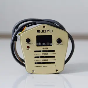 Joyo JE-308アコースティックギター用チューナー付き3バンドEQイコライザーピックアップ