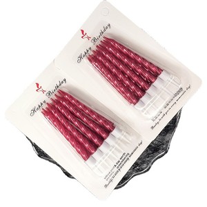 Lot de 12 bougies d'anniversaire en spirale dorées en cire de paraffine pour décoration de mariage, bar et fête - Product Image 5