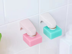 Support à savon magnétique mural pour salle de bain, boîte en plastique, support magnétique - Product Image 4