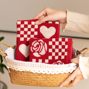 Serviette mini 34x34cm à faible MOQ, 100% coton jacquard, logo personnalisé, pour sport, gym, écologique, séchage rapide, yoga, spa, salon, visage, cuisine - Product Image 3