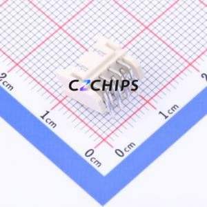 HC-PHD-2*4AW Wire-to-Board Pin Header Bent Lead Through Hole,P=2mm Connector 2x4P 2mm Right Angle Insert PHD - Product Image 2