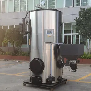 Caldaia a vapore verticale da 100 a 2000kg generatore di vapore verticale industriale a biomassa manuale per il prezzo della macchina per il lavaggio a secco