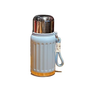 Nueva Taza Térmica de Acero Inoxidable 316 New Rome - Taza de Regalo Pequeñ<span class=keywords><strong>a</strong></span> y Portátil <span class=keywords><strong>con</strong></span> Cordón, Diseño Minimalista Moderno, Botellas de Acero Inoxidable - Product Image 5