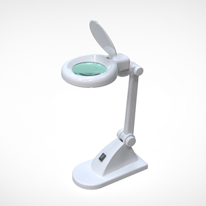 Fabrikgefertigte Vergrößerungslampe mit LED, Verstellbarem Arm und Klappbarem Tischstativ für Schönheitssalons und Nagelstudios - Product Image 4