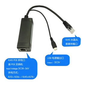 Tiêu Chuẩn IEEE 802.3af & Đầu Ra 5V 2A Đầu Ra 10/100M <span class=keywords><strong>PoE</strong></span> <span class=keywords><strong>Splitter</strong></span> Đầu Nối Micro <span class=keywords><strong>USB</strong></span> Qua Ethernet - Product Image 3