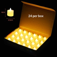Vela Electrónica LED en Forma de Corazón de Material PP, sin Humo, de la Fábrica Huaien, para Decoración de Propuestas, Accesorio para la Creación de Escenas