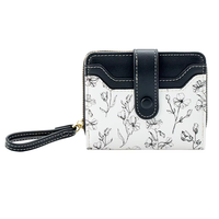 Nouveau Portefeuille Femme Grande Capacité Style Romantique Tendance Chinoise Florale 2026 – Sac à Main Étudiant
