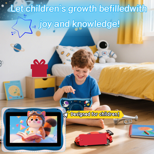 2025 Siêu Giá Rẻ 7-Inch Gồ Ghề Trẻ Em Máy Tính Bảng Android 8 Điện Dung 2GB Quad Core 1.3Ghz Học Chơi Game Drop-Resistant Silicone - Product Image 4