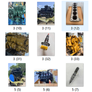 ชุดประกอบเครื่องยนต์รถดันดิน C13B C13D C15 C15B พร้อมดุมล้อ 7K7462 วงแหวนเกลียว 323-8675 วาล์วไอเสีย 7N5693 และขายึด 4P6530 - Product Image 3