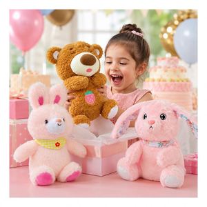 CE ASTM AI Bunny Plush Doll Intelligent Voice Chat Emotional Companion Storytelling Educational Toy for Kids Wholesale - Product Image 4