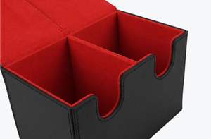 Commercio all'ingrosso 2 in 1 200 + carte di grande capacità di gioco con manicotto magnetico per carte collezionabili scatole scatola di immagazzinaggio scatola di raccolta in pelle - Product Image 6