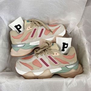 Chaussures de sport décontractées et tendance pour femmes, modèle 9060, en cuir véritable de haute qualité, avec amorti, collection 2026, vente chaude - Product Image 2