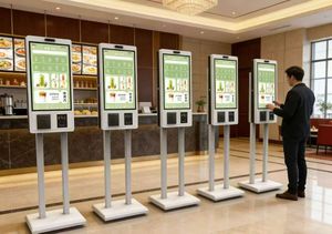 Kiosque de paiement et de commande automatique WUXIN 21.5/27 à écran haute sensibilité, vente directe usine, haute qualité pour administrations et hôtels - Product Image 6