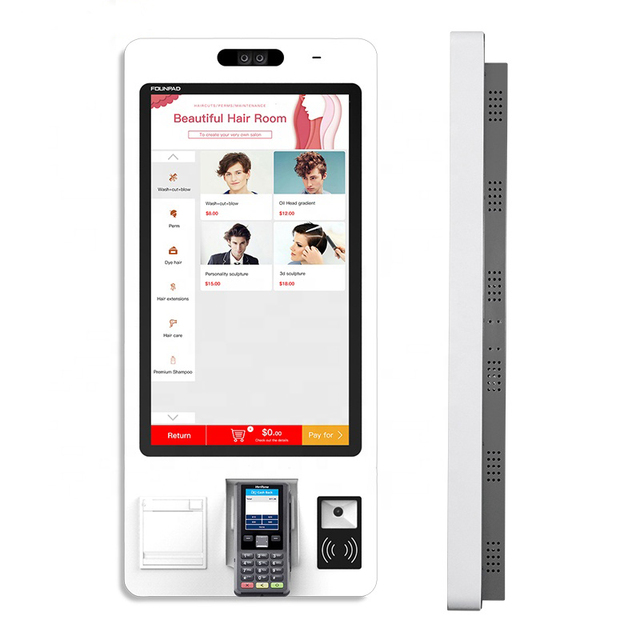 Touch Screen Self Payment POS Kiosk Self Service Vending Machine Terminal Self Service Kiosk