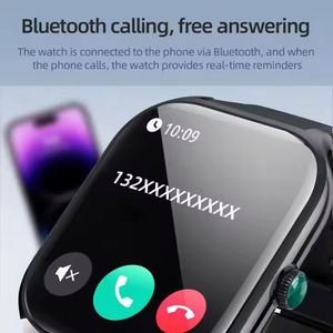 2024 LX307 reloj inteligente de moda para mujer IP68 TFT oxígeno en sangre monitoreo de frecuencia cardíaca BT llamada características deportivas compatibles con Android IOS - Product Image 3