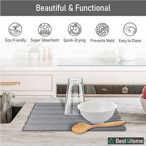Rapid Water Folding Dish <b>Drying</b> Diatom Mud Foot Pad Diatomite Stone Diatomaceous Earth Foldable Bath Bathroom Floor Shower <b>Mats</b> - Product Image 2