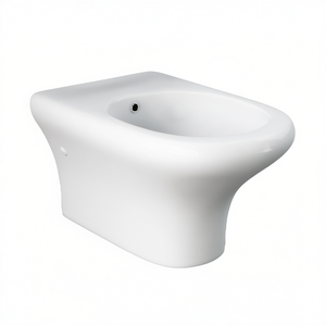 Bidet Compatto Ninfea da Parete, Lunghezza 58 cm, Larghezza 36,5 cm, Altezza 35 cm, con Rubinetto Erogatore - Product Image 3