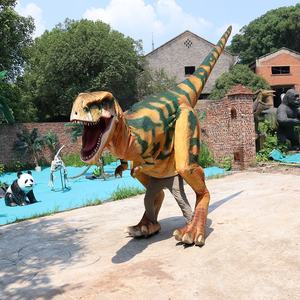 Dinosaurio de disfraz realista <span class=keywords><strong>t</strong></span>-<span class=keywords><strong>rex</strong></span>, tamaño real, hecho a mano, a la venta - Product Image 6