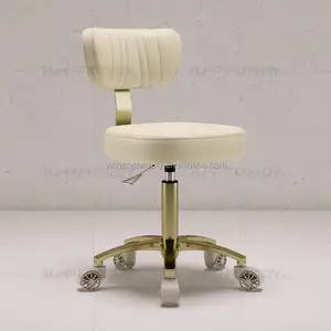 Yicheng Barbershop hair salon hair stylist barber stool beauty nail stool cashier bar stool lift rotation in high cheap price
