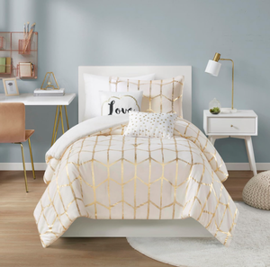 Juego de Edredón Rosa Boho con Flores de Margarita para Niños Pequeños, Juego de Sábanas para Cama Infantil con Edredón y Sábana Plana - Product Image 1