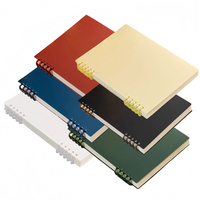Carnets à spirale thermique A7 Morandi, format étudiant, à feuilles mobiles, rechargeables, avec pochette d'indexation en PP, idéal comme journal ou cadeau – Offre spéciale !