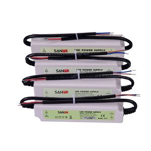 Fuente de Alimentación para Tira de Luz LED Delgada de 100W, IP67 Impermeable, 12V 24V AC DC, Controlador LED Individual de 2A, para Exteriores, CCTV, Resistente a la Lluvia, CE ROHS, 3 Años de Garantía - Product Image 1