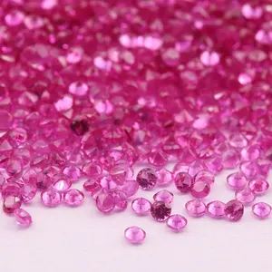 alibaba hot sale corundum ruby stone round cut ruby precious stone price