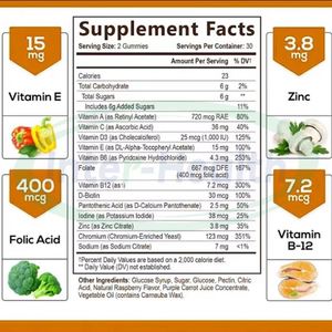 Gomitas Multivitamínicas Veganas Ausreson OEM para Mujeres, Multivitaminas y Suplementos <span class=keywords><strong>Halal</strong></span> Sin Azúcar para Adultos - Product Image 4