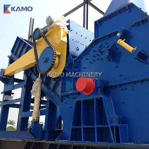 scrap metal recycling plant waste steel iron thin crusher grinder equipment for the production of manufacturing vendor