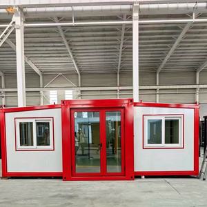 Bâtiments modulaires préfabriqués en panneaux sandwich de 20, 30 et 40 pieds, directement de l'usine, pour bureaux résidentiels temporaires, maisons conteneurs pliables et extensibles - Product Image 2