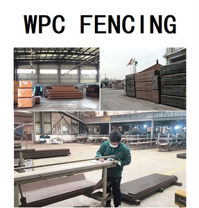 Fourniture directe d'usine de panneau de clôture en WPC co-extrudé de deuxième génération pour la <span class=keywords><strong>cloison</strong></span> murale extérieure en bois-plastique pour la modélisation 3D - Product Image 4