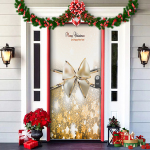 Decoración navideña para el marco de la puerta, telón de fondo navideño, decoración colgante para la puerta, decoración para fiestas de Año Nuevo, tapiz para el marco de la puerta - Product Image 2