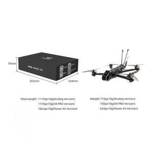Marco HGLRC Nblade Night Blade PRO - Dron FPV Compatible con DJI O4Pro de 7 Pulgadas con Largo Tiempo de Vuelo y Capacidad de Grabación - Product Image 3