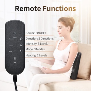 3D Kneading Back Massage Pad Vibrator Car Seat Shiatsu <b>Neck</b> Massager With Heat for Waist <b>Cushion</b> - Product Image 5