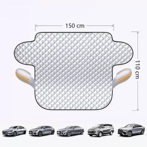 Copertura per Parabrezza Auto di Alta Qualità con Protezione da Pioggia, Neve e Raggi UV, con Strisce Riflettenti - Product Image 6
