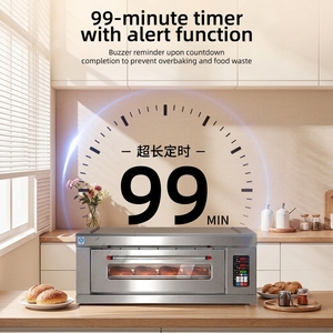 Big Capacity 3 Decks 9 Trays Electric Commercial <strong>Baking</strong> <strong>Oven</strong> Precise Independent Temperature Control For Bakery Hotel Restaurant - Product Image 3