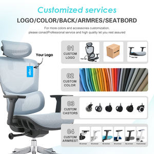 Silla de <span class=keywords><strong>jefe</strong></span> de oficina เก้าอี้รองรับบั้นเอวแบบปรับได้เก้าอี้ไนลอนสำหรับผู้บริหาร - Product Image 6