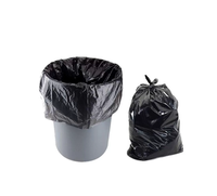 Sacs poubelles de jardin en plastique noir imperméables XL personnalisables, robustes et jetables, en rouleau, vente en gros