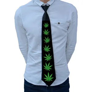 EL酷光领带圣诞派对独家发光领带可定制发光领带