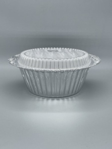 Bán buôn Vòng nhôm lá Chảo nướng với giấy nhựa nắp Nhôm tái sử dụng dùng một lần cho phục vụ bữa ăn chuẩn bị số lượng lớn - Product Image 6