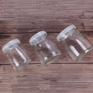 Bình Thủy Tinh 5 OZ Lọ Thủy Tinh Pudding Rỗng 150 Ml Bình Thủy Tinh Đựng Sữa/Sữa Chua Có Nắp Nhựa 100ML 150 ML <span class=keywords><strong>200ML</strong></span> - Product Image 4