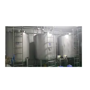 stainless steel 1000L acid base tank CIP washing system on site cleaning tank for fruit juice