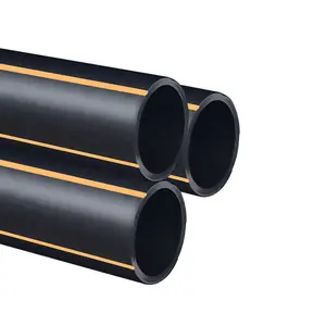 HYDY ISO standard HDPE underground Plastic tube for buried gas and PE pipe for fuel gas