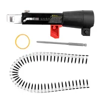 Pistolet à clous à chaîne pneumatique Tête de pistolet à vis Pistolet à clous automatique Machine à clous automatique électrique avec outils à vis