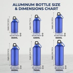 Custom Printed 300ml 400ml 500ml 600ml 750ml 1000ml Promotion Gift Outdoor Sport <b>Metal</b> Aluminum Aluminium Water <b>Bottle</b> - Product Image 2